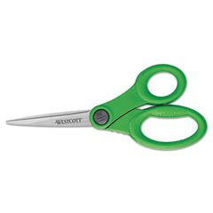 Westcott KleenEarth Scissors with Microban Protection, 8" Length, 3-1/2" Cut, Green ACM14882