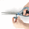 Westcott Titanium Bonded Bent Handle Scissors, 9 in. Length, 4-1/2 in. Cut, Gray ACM14669
