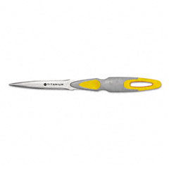 Westcott Titanium Bonded Blade Hand Letter Opener, 9" Length, Gray/Yellow ACM13950