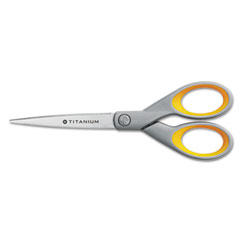 Westcott Titanium Bonded Scissors, 7" Length, 3" Cut, Pointed Tip ACM13526