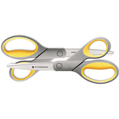 Westcott Titanium Bonded Scissors, 8" Length, 3-1/2" Cut, 2/Pack ACM13901