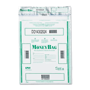 Wholesale CASE of 2 - PM Company Tamper-evident deposit bags-Tamper-Evident Deposit Bags, 20"x24", 100/PK, Clear