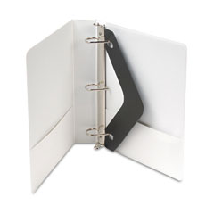 Wilson Jones Basic D-Ring Vinyl View Binder, 1-1/2" Capacity, White WLJ38634W