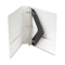 Wilson Jones Basic D-Ring Vinyl View Binder, 1-1/2" Capacity, White WLJ38634W