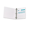 Wilson Jones Basic D-Ring Vinyl View Binder, 1-1/2" Capacity, White WLJ38634W