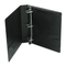 Wilson Jones Basic D-Ring Vinyl View Binder, 4" Capacity, Black WLJ38654B