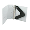 Wilson Jones Basic D-Ring Vinyl View Binder, 4" Capacity, White WLJ38654W