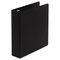 Wilson Jones Basic Vinyl D-Ring Binder, 2" Capacity, Black WLJ38344B