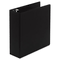 Wilson Jones Basic Vinyl D-Ring Binder, 4" Capacity, Black WLJ38354B
