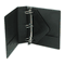 Wilson Jones Basic Vinyl D-Ring Binder With Label Holder, 2" Capacity, Black WLJ38344NHB