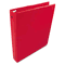 Wilson Jones Basic Vinyl Round Ring Binder, 1" Capacity, Red WLJ36814NR