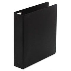 Wilson Jones Basic Vinyl Round Ring Binder, 2" Capacity, Black WLJ36844NB