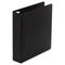 Wilson Jones Basic Vinyl Round Ring Binder, 2" Capacity, Black WLJ36844NB