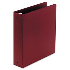 Wilson Jones Basic Vinyl Round Ring Binder, 2" Capacity, Burgundy WLJ36844NC