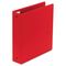 Wilson Jones Basic Vinyl Round Ring Binder, 2" Capacity, Red WLJ36844NR