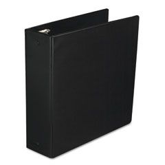 Wilson Jones Basic Vinyl Round Ring Binder, 3" Capacity, Black WLJ36849NB
