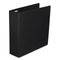 Wilson Jones Basic Vinyl Round Ring Binder, 3" Capacity, Black WLJ36849NB