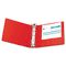 Wilson Jones Basic Vinyl Round Ring Binder, 3" Capacity, Red WLJ36849NR