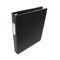 Wilson Jones Basic Vinyl Round Ring Binder With Label Holder, 1" Capacity, Black WLJ36814NHB