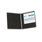 Wilson Jones Basic Vinyl Round Ring Binder With Label Holder, 1" Capacity, Black WLJ36814NHB