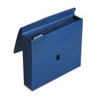 Wilson Jones ColorLife 5 1/4 Inch Expansion File, Five Pockets, Letter, Dark Blue WLJ23271