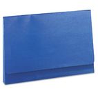 Wilson Jones ColorLife Three Inch Expansion Wallets with Velcro Gripper, Legal, Dark Blue WLJ7224BL