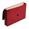 Wilson Jones ColorLife Three Inch Expansion Wallets with Velcro Gripper, Legal, Red WLJ7224R