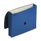 Wilson Jones ColorLife Three Inch Expansion Wallets with Velcro Gripper, Letter, Dark Blue WLJ7194BL