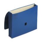 Wilson Jones ColorLife Three Inch Expansion Wallets with Velcro Gripper, Letter, Dark Blue WLJ7194BL