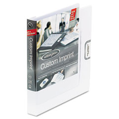 Wilson Jones Custom Imprint Presentation Binder, 1" Capacity, White WLJ46101