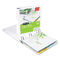 Wilson Jones D-Ring Extended Cover Vinyl View Binder, 2" Capacity, White WLJ80280