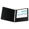 Wilson Jones Economy Vinyl Round Ring View Binder, 11 x 8-1/2, 1/2" Capacity, Black WLJ36213B