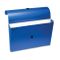 Wilson Jones Expanding Wallets, 10 x 15 Inches, Dark Blue, ColorLife, 10 Per Box (WCC722-4BL)
