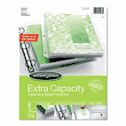 Wilson Jones Extra Capacity Sheet Protector, 5/Pack WLJ21438