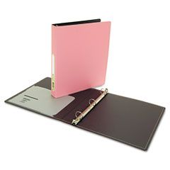 Wilson Jones Foam Polypropylene Ring Binder, 11 x 8-1/2, 1" Capacity, Pink WLJ38206
