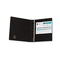 Wilson Jones Heavy-Duty No-Gap D-Ring Binder With Label Holder, 1" Capacity, Black WLJ38414B