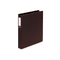 Wilson Jones Heavy-Duty No-Gap D-Ring Binder With Label Holder, 1" Capacity, Burgundy WLJ38414C