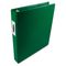 Wilson Jones Heavy-Duty No-Gap D-Ring Binder With Label Holder, 1" Capacity, Hunter Green WLJ38414G