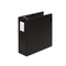 Wilson Jones Heavy-Duty No-Gap D-Ring Binder With Label Holder, 3" Capacity, Black WLJ38449B