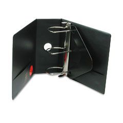 Wilson Jones Heavy-Duty No-Gap D-Ring Binder With Label Holder, 5" Capacity, Black WLJ38450B
