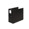 Wilson Jones Heavy-Duty No-Gap D-Ring Binder With Label Holder, 5" Capacity, Black WLJ38450B