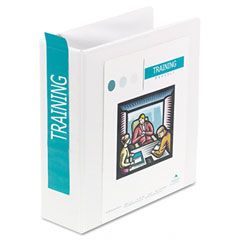 Wilson Jones International A4 Size 4-Ring View Binder, 3" Capacity, White WLJ40833