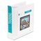 Wilson Jones International A4 Size 4-Ring View Binder, 3" Capacity, White WLJ40833