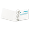 Wilson Jones International A4 Size 4-Ring View Binder, 3" Capacity, White WLJ40833