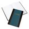 Wilson Jones Journal Book, Two-Column, Blue Hardcover, 150 Pages, 11 3/4 x 7 1/4 WLJS30015J