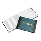 Wilson Jones Journal of Notarial Acts, Blue Cover, 90 Pages, 8 5/8 x 11 1/8 WLJS495