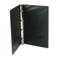 Wilson Jones Legal Size 4-Ring Binder, 14 x 8-1/2, 1" Capacity, Black WLJ80674
