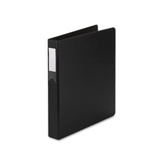 Wilson Jones Locking No-Gap D-Ring Vinyl Binder, 1" Capacity, Black WLJ87600