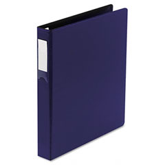 Wilson Jones Locking No-Gap D-Ring Vinyl Binder, 1" Capacity, Blue WLJ87601