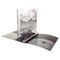 Wilson Jones Metallic Color Flexible Poly Round Ring View Binder, 11 x 8-1/2, 1" Cap, Silver WLJ88205
